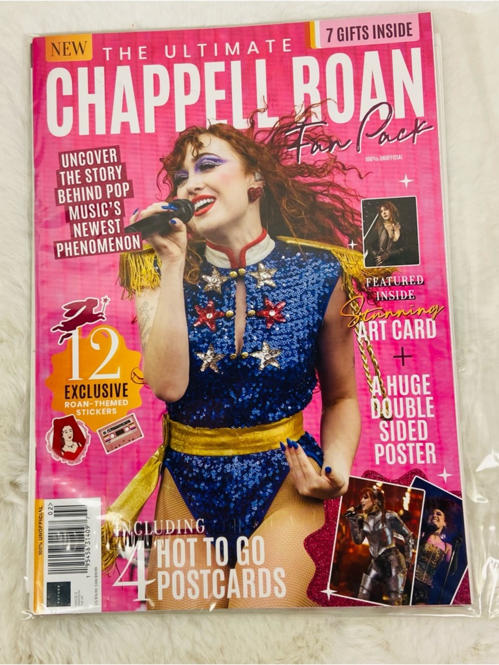 New CHAPPELL ROAN the ultimate Fan Pack Magazine with 12 stickers & poster